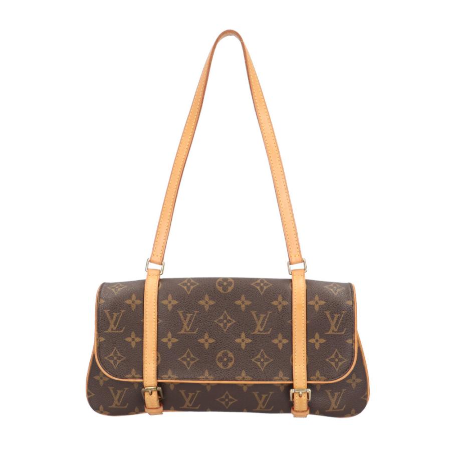 ルイヴィトン マレル モノグラム ショルダーバッグ モノグラムキャンバス M51157 ブラウン レディース LOUIS VUITTON  中古 LOUIS VUITTON（ルイ・ヴィトン） マレル モノグラム ショルダーバッグ
