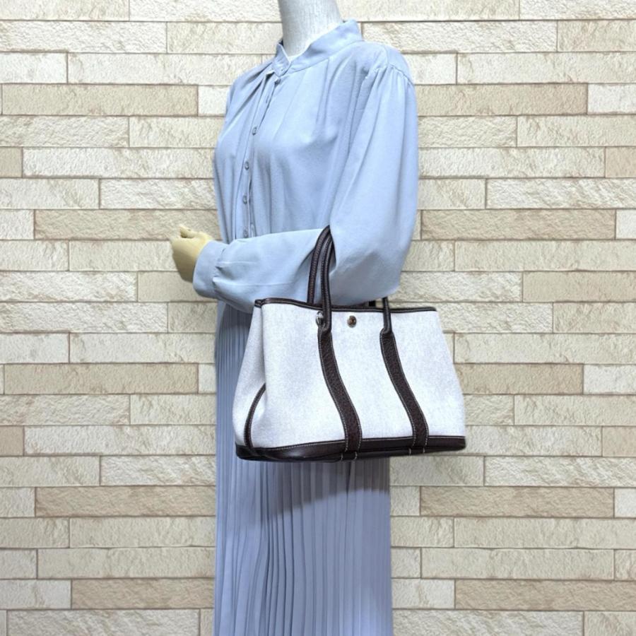 HERMES（エルメス） ガーデンパーティTPM トートバッグ トワルアッシュ 