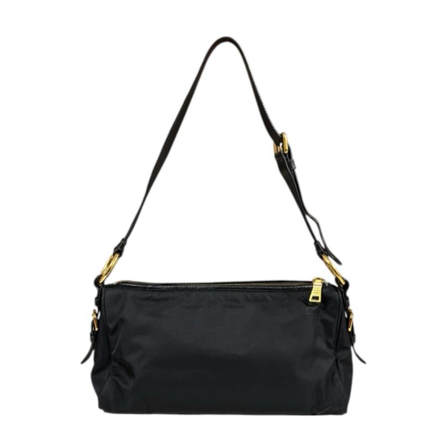プラダ ショルダーバッグ ナイロン BR4355 ブラック レディース PRADA  中古 PRADA（プラダ） ショルダーバッグ ナイロン BR4355 ブラック