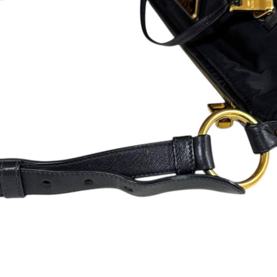 プラダ ショルダーバッグ ナイロン BR4355 ブラック レディース PRADA  中古 PRADA（プラダ） ショルダーバッグ ナイロン BR4355 ブラック