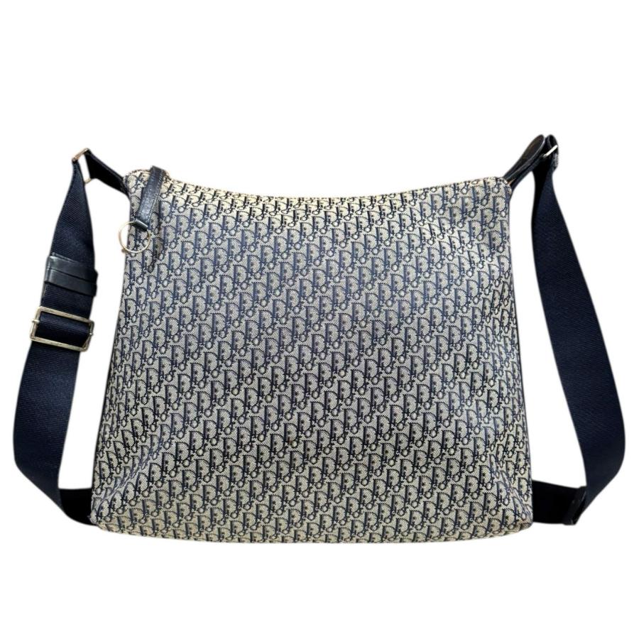 Christian Dior トロッター ショルダーバッグ レザー ナイロン クリスチャンディオール トロッター ショルダーバッグ キャンバス