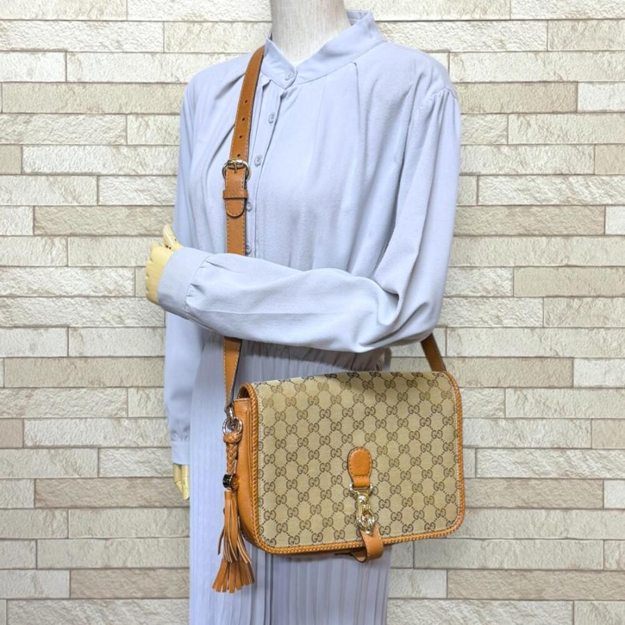 GUCCI（グッチ） マラケシュ ショルダーバッグ GGキャンバス 257024 
