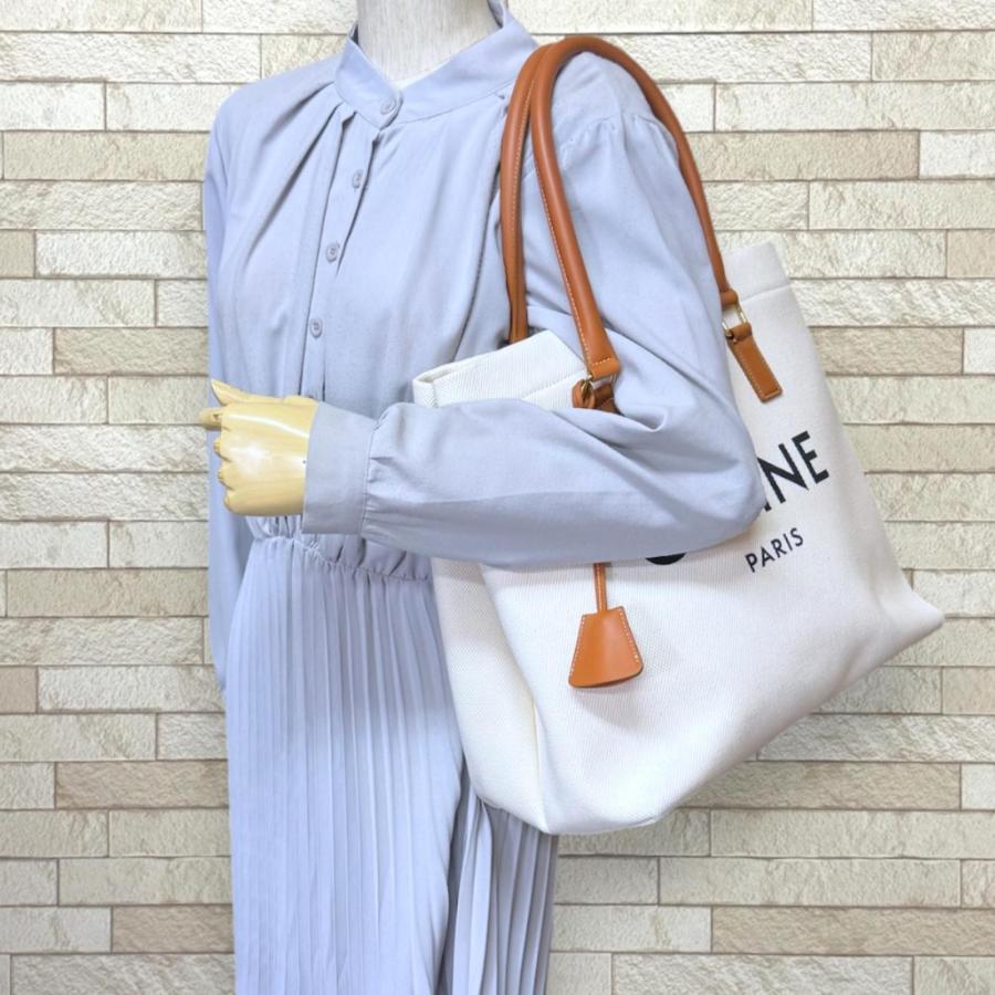 CELINE（セリーヌ） ホリゾンタルカバ トートバッグ キャンバス