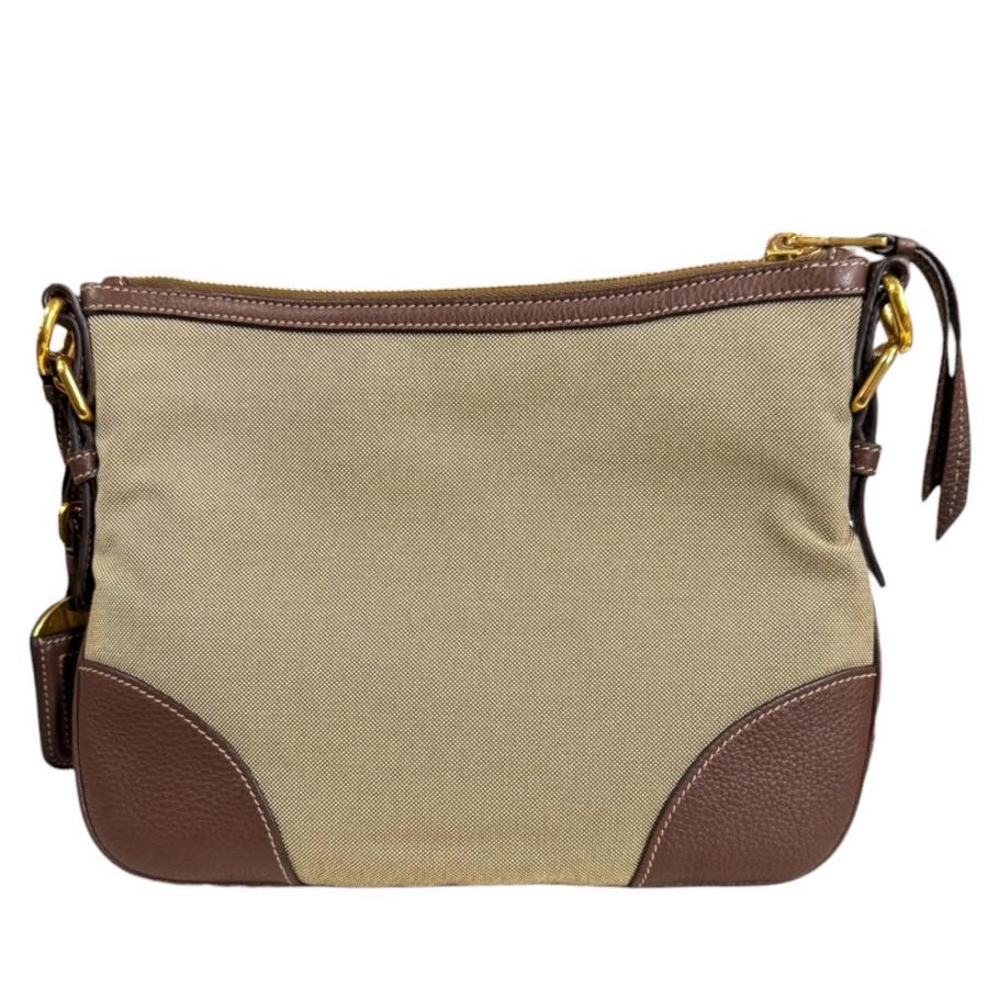 PRADA（プラダ） ロゴ ジャガード ショルダーバッグ キャンバス BT867A