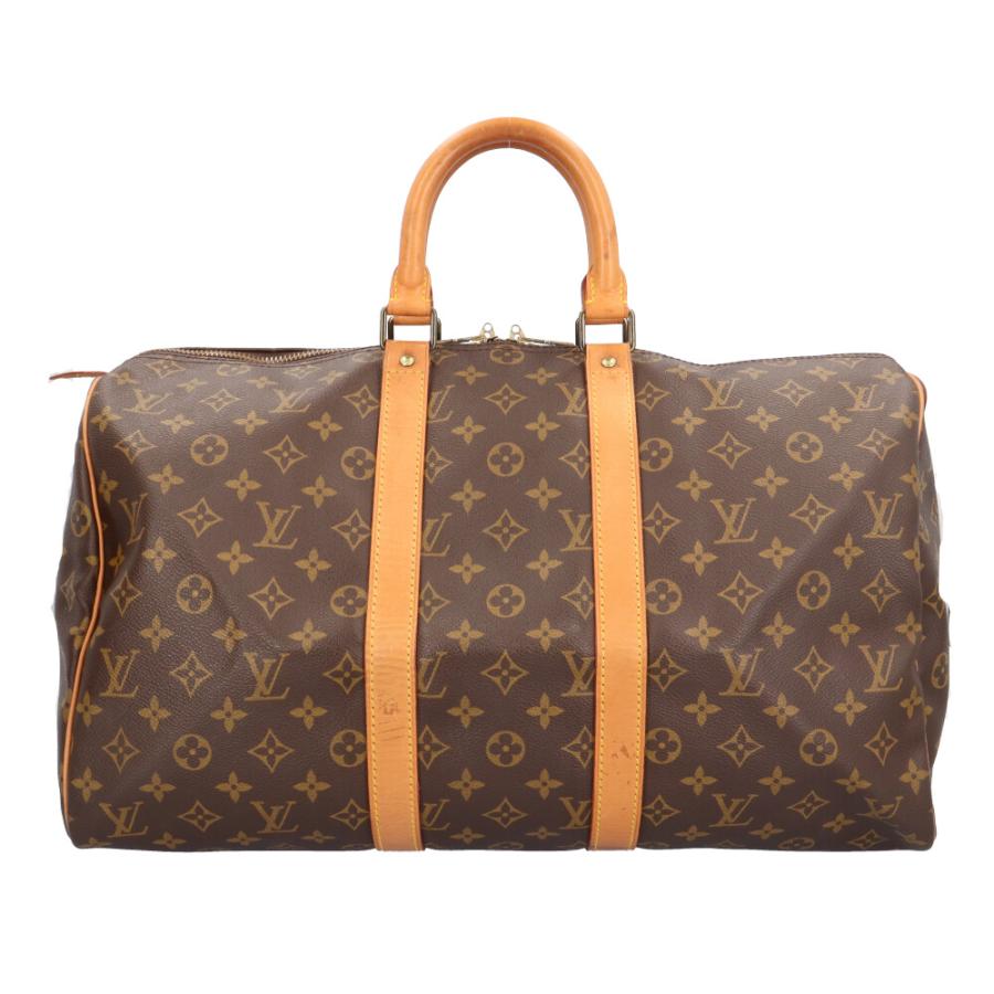 Louis Vuitton keypall 45 ボストンバッグ ブラウン LOUIS VUITTON（ルイ・ヴィトン） キーポル45 モノグラム ボストン