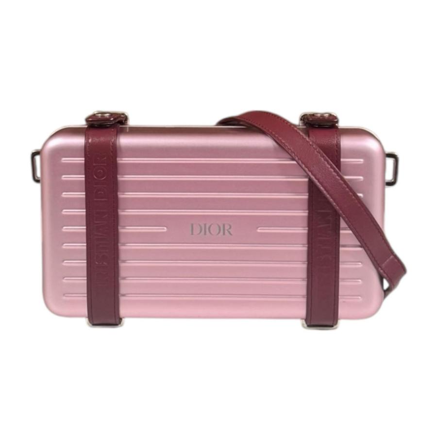 ディオール Dior×RIMOWA パーソナルクラッチバッグ ショルダーバッグ 2DRCA295YWT ピンク レディース Dior  中古 R&Kリサイクルキング ディオール Dior×RIMOWA パーソナルクラッチバッグ ショルダーバッグ