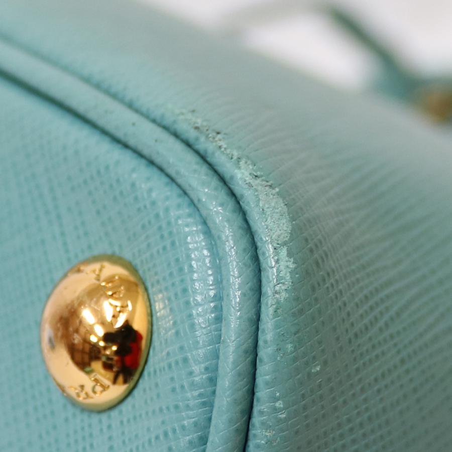 PRADA（プラダ） ショルダーバッグ ハンドバッグ レザー グリーン