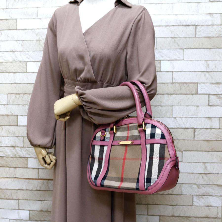 BURBERRY バーバリー ショルダーバッグ 2wayバック コットン 