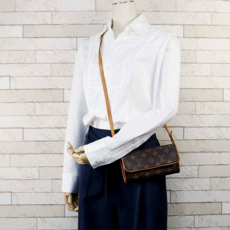 ルイヴィトン/ポシェットツインPM/モノグラム/ショルダーバッグ
