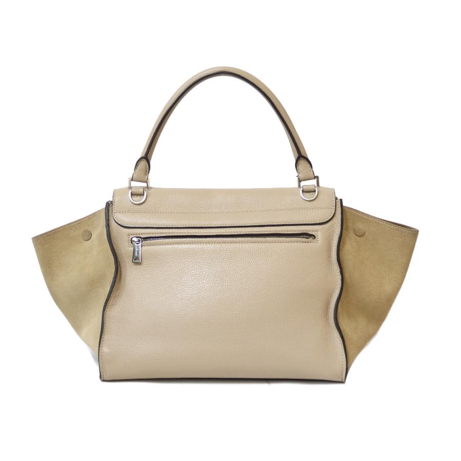 CELINE セリーヌ トラペーズ ショルダーバッグ ベージュ レディース 