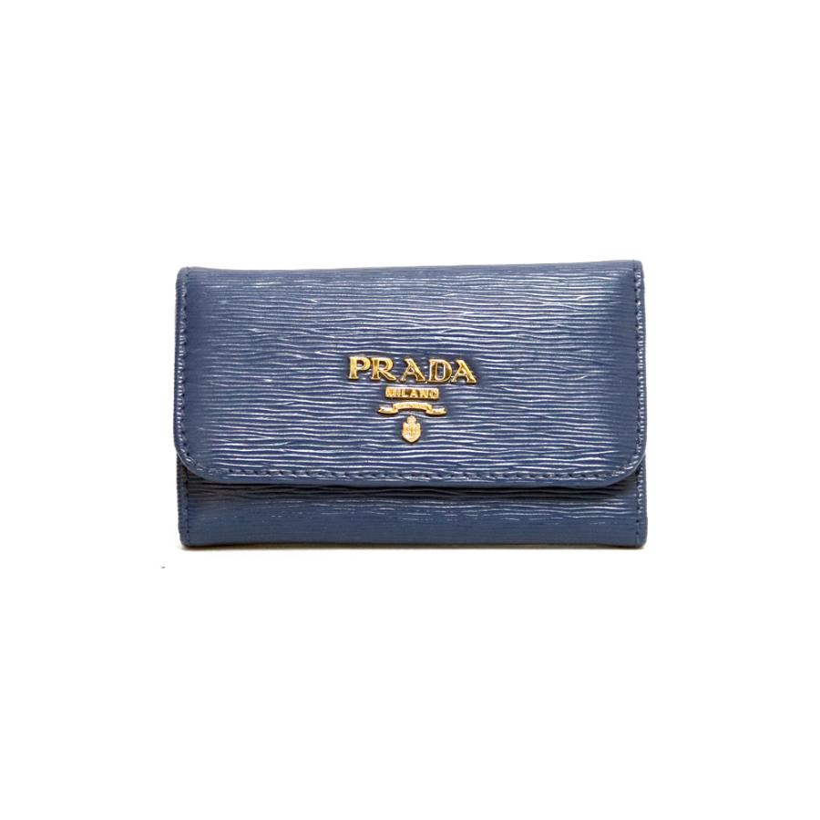 PRADAキーケース未使用品 PRADA】未使用 プラダ キーケース コインケース サフィアーノ