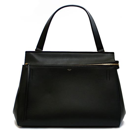 CELINE（セリーヌ） エッジ トートバッグ レザー ブラック 黒 中古