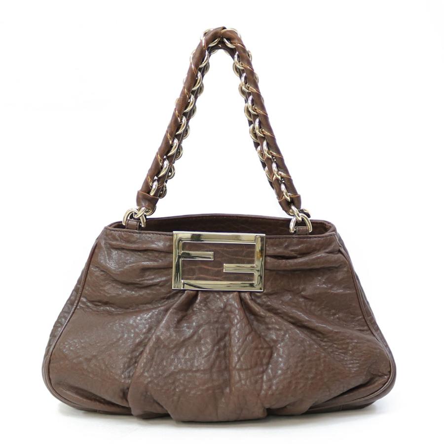 FENDI フェンディ ショルダーバッグ レザー チェーンショルダー 