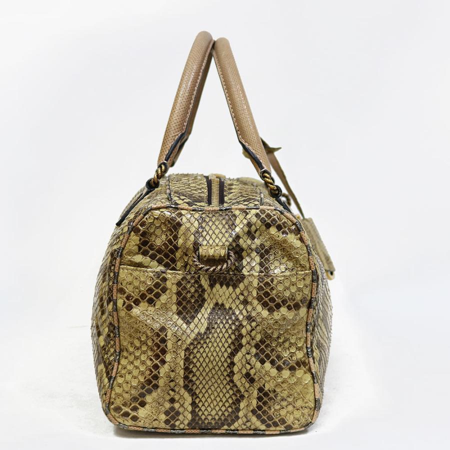 LOEWE ロエベ ショルダーバッグ パイソン ヘビ柄 ベージュ 中古 限界 
