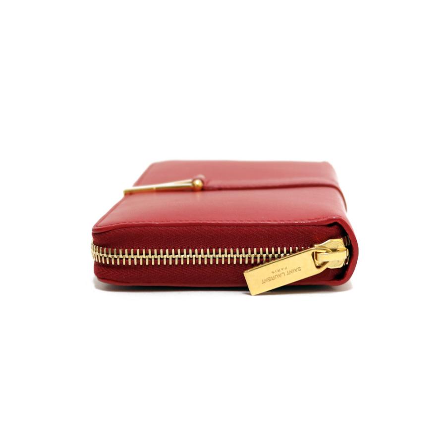 定価7.3万【Saint Laurent】Rive Gauche レザー長財布 SAINT LAURENT - 定価7.3万【Saint Laurent】Rive Gauche レザー長財布
