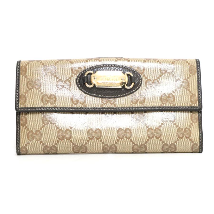 GUCCI（グッチ） 長財布 GGクリスタル ブラウン 中古 : R&Kリサイクル