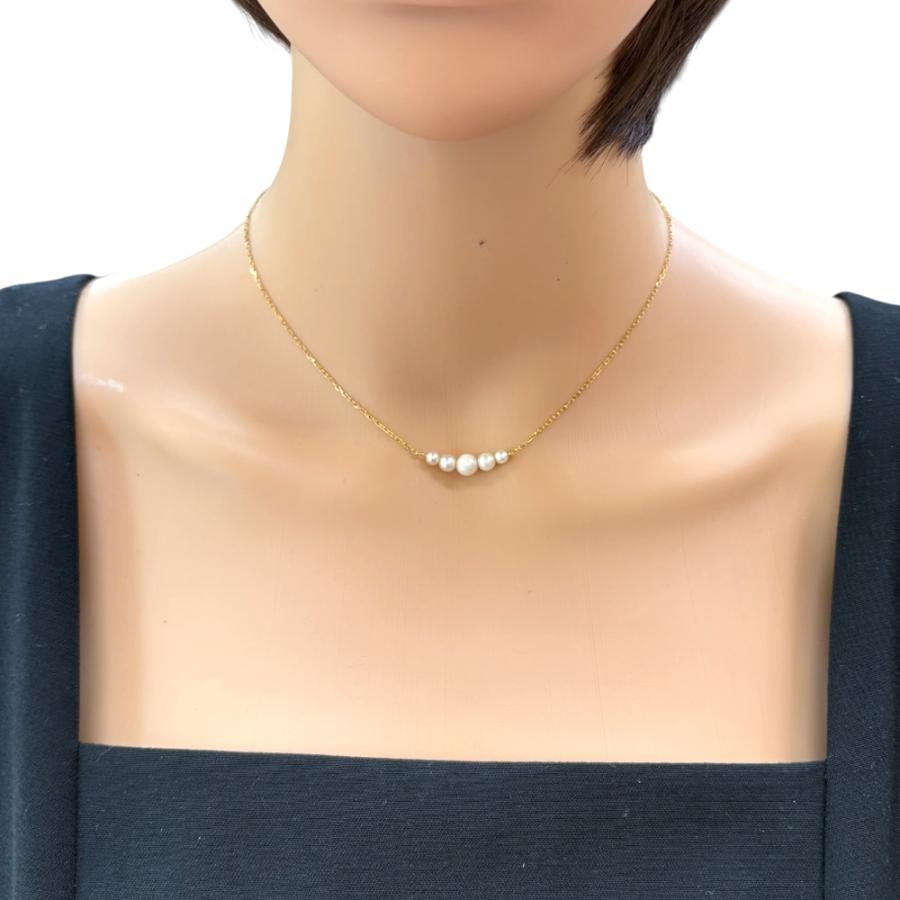 MIKIMOTO（ミキモト） ネックレス 18金 K18イエローゴールド パール
