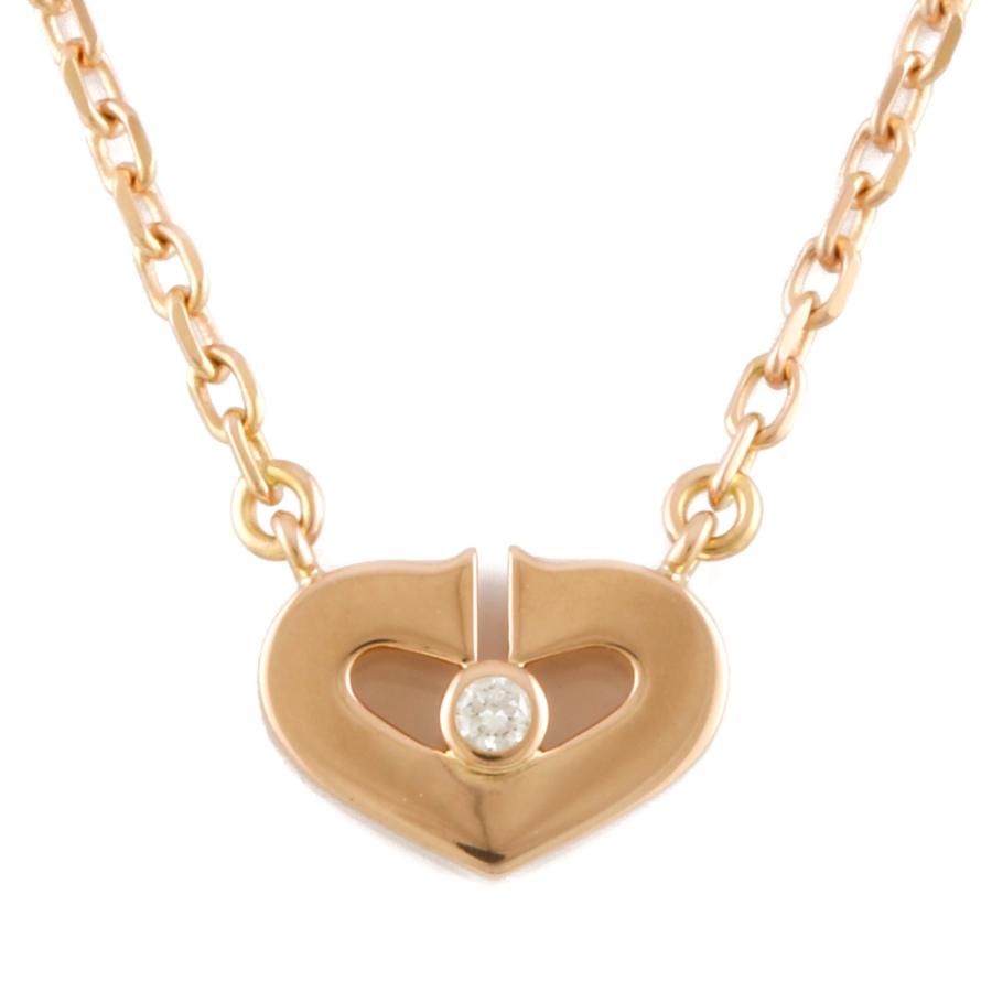 限界値下げ祭6-OF】カルティエ CARTIER Cハート ダイヤモンド1P  