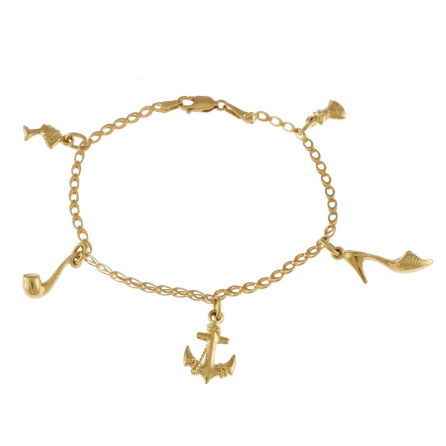 UNOAERRE ウノアエレ ブレスレット 18金 K18イエローゴールド  