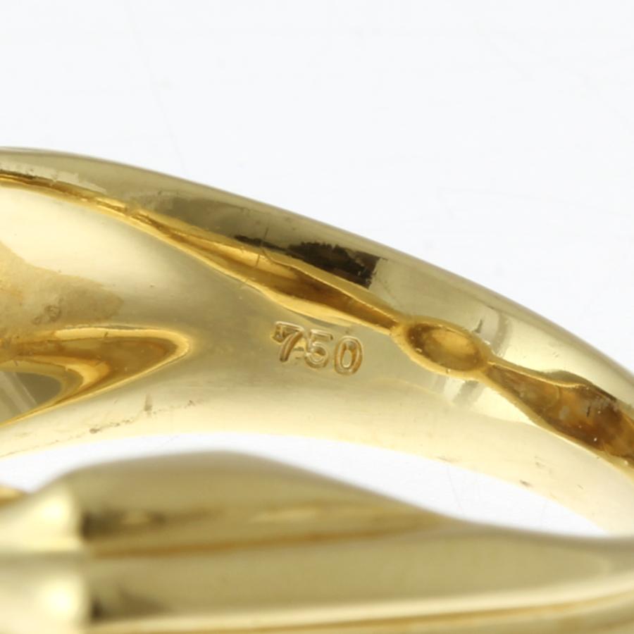 ディオール Dior リボン リング・指輪 9.5号 18金 K18イエローゴールド