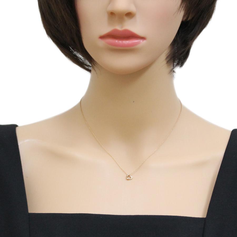 TIFFANY&Co. ティファニー オープンハート ネックレス 18金 K18
