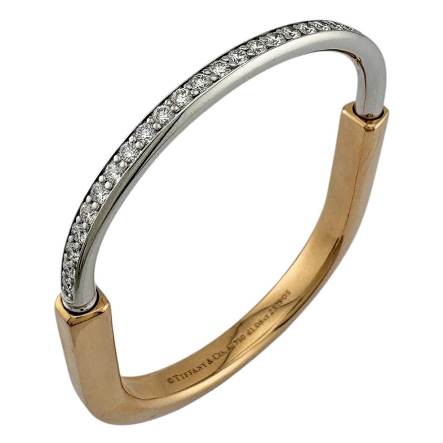 TIFFANY&Co.（ティファニー） ティファニーロック バングル 18金 K18