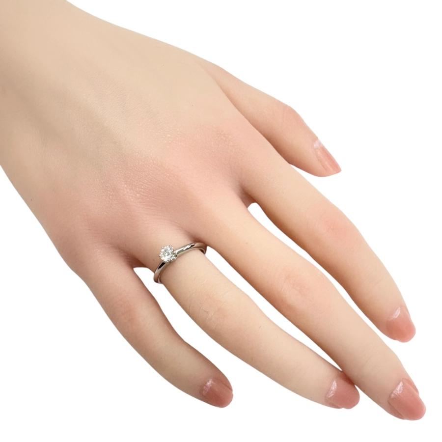 TIFFANY&Co.（ティファニー） ソリティア リング 指輪 8号 Pt950