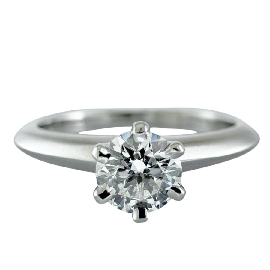 Tiffany & Co. プラチナ ソリティアリング TIFFANY&Co.（ティファニー） ソリティア リング 指輪 8号 Pt950