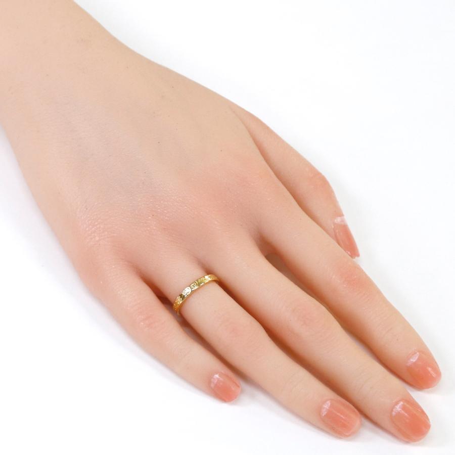 TIFFANY&Co. ティファニー ノーツナロー リング・指輪 7.5号 18金 K18  