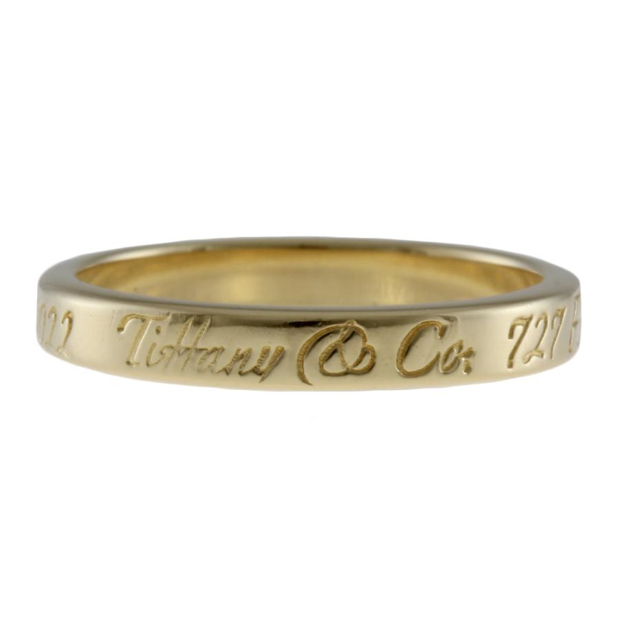 TIFFANY&Co. ティファニー ノーツナロー リング・指輪 7.5号 18金 K18  