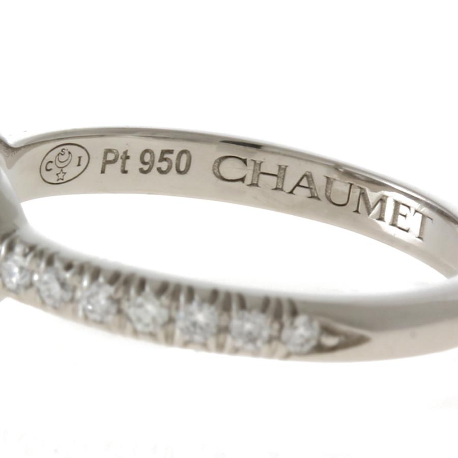 CHAUMET（ショーメ） リング 指輪 8号 Pt950プラチナ ダイヤモンド