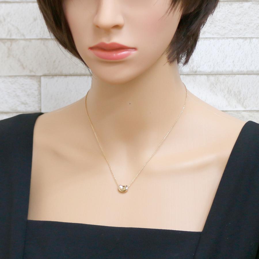 TIFFANY&Co. ティファニー ビーン ネックレス 18金 K18イエロー  
