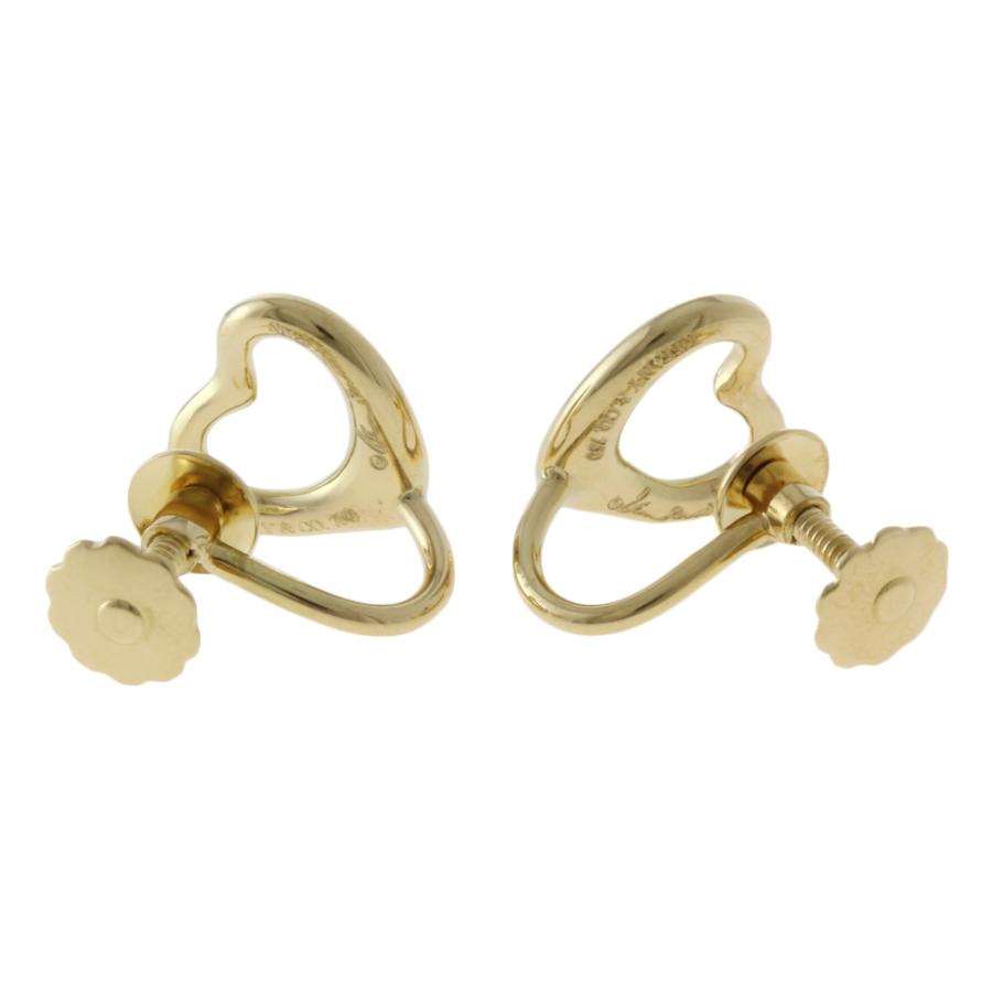 TIFFANY&Co.（ティファニー） オープンハート イヤリング 18金 K18