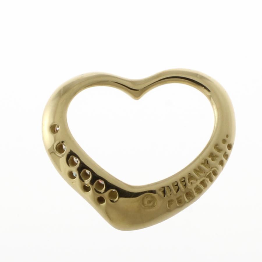 Tiffany&Co. オープンハート YG 18K 1g ペンダントトップ Tiffany&Co