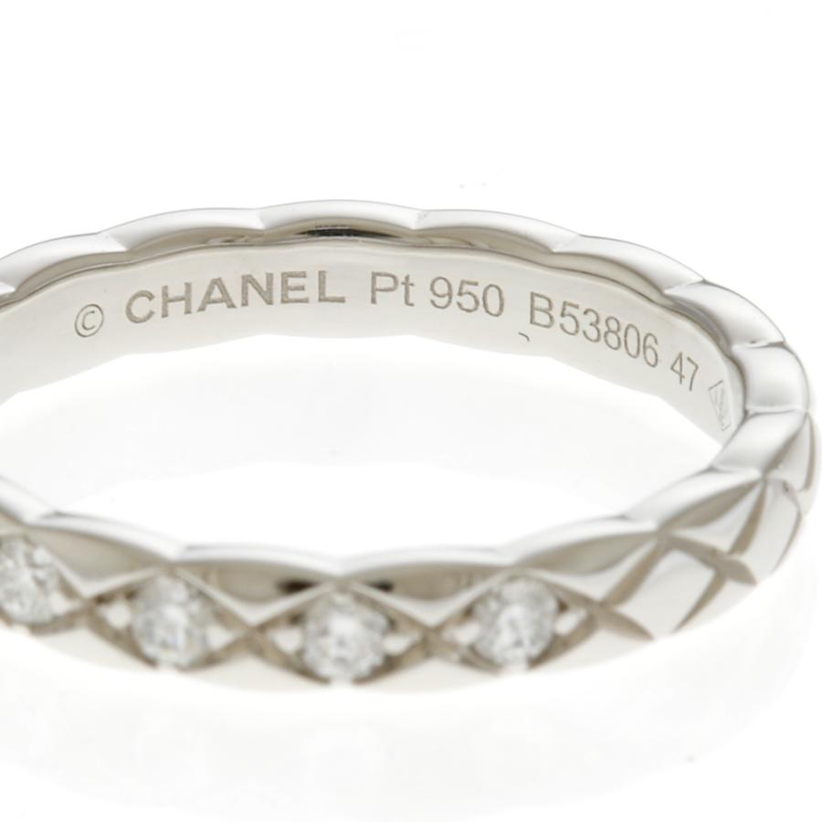 CHANEL（シャネル） ココクラッシュ リング 指輪 8号 Pt950プラチナ 