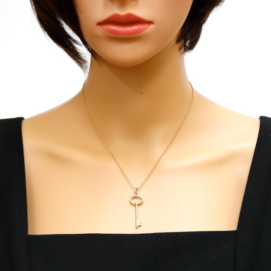 TIFFANY&Co. ティファニー オーバルキー ネックレス 18金 K18