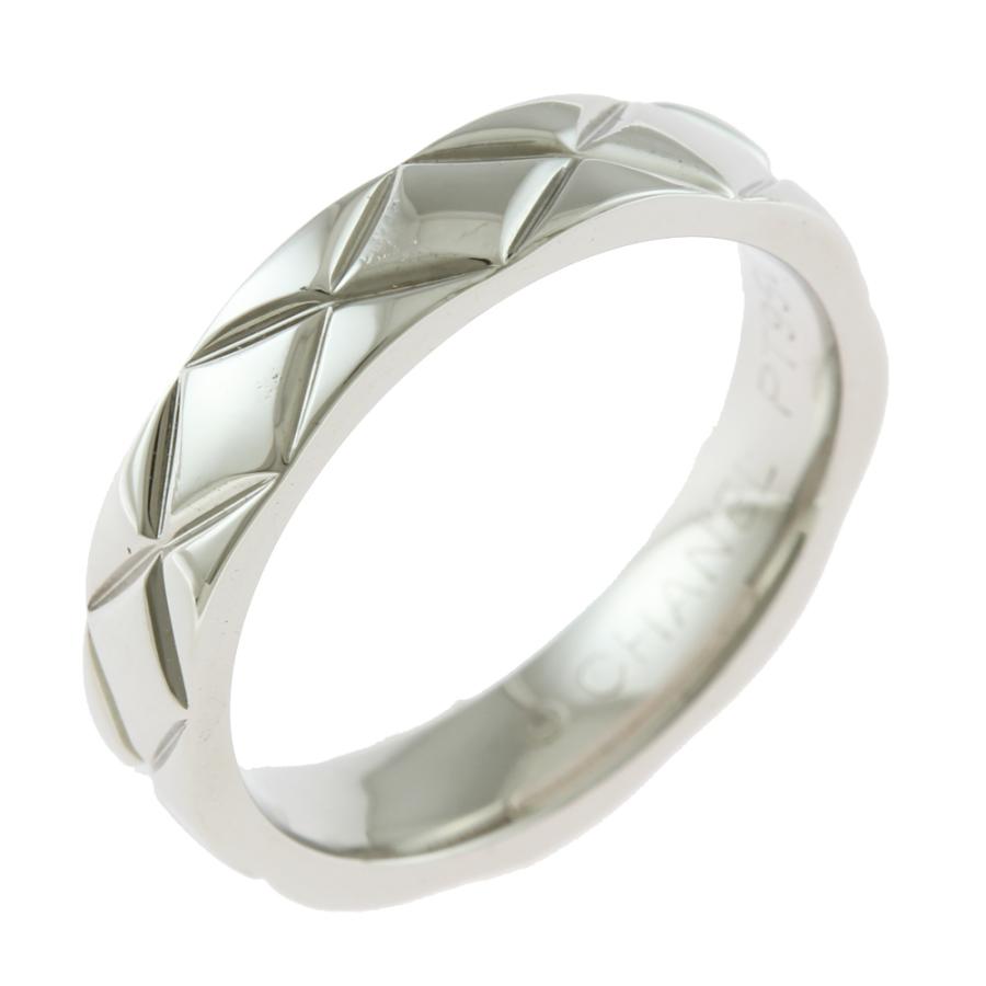 CHANEL（シャネル） マトラッセ リング 指輪 4号 Pt950プラチナ 中古