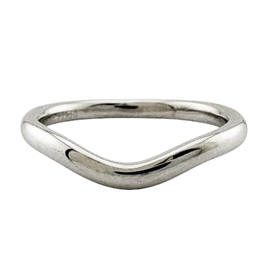 TIFFANY&Co.（ティファニー） カーブドバンド リング 指輪 6号 Pt950