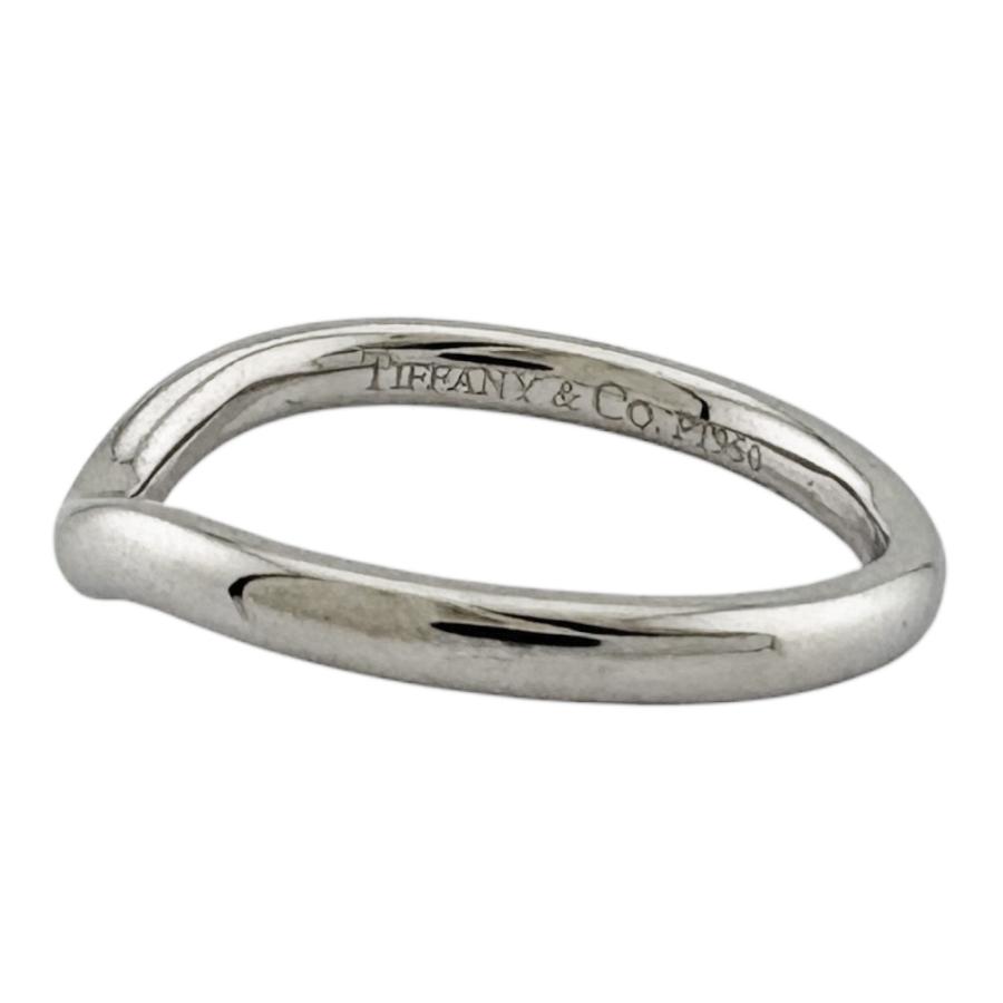 TIFFANY&Co.（ティファニー） カーブドバンド リング 指輪 6号 Pt950