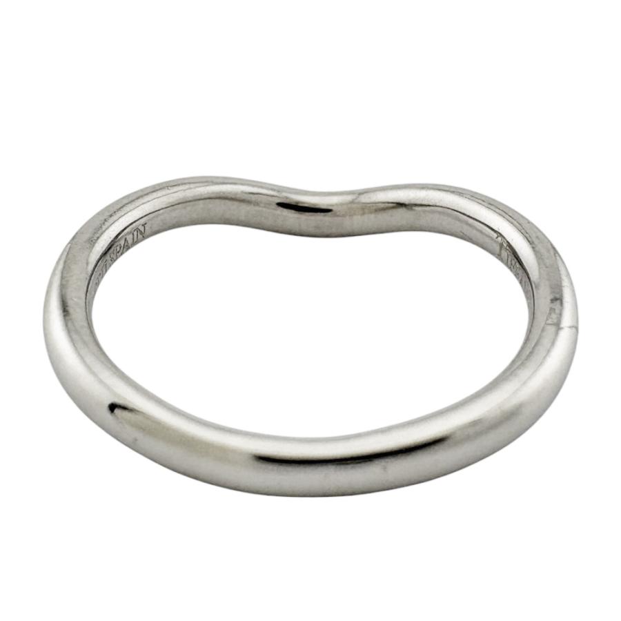 TIFFANY&Co.（ティファニー） カーブドバンド リング 指輪 6号 Pt950 
