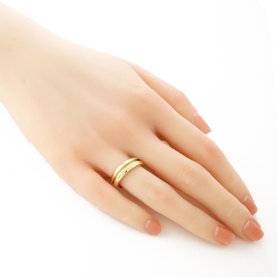 TIFFANY&Co.（ティファニー） グルーブ ド リング 指輪 12号 18金 K18