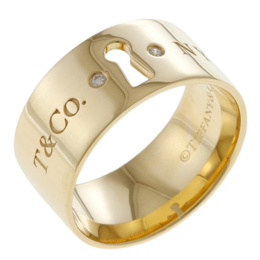 TIFFANY&Co.（ティファニー） ロック リング・指輪 14号 18金 K18 