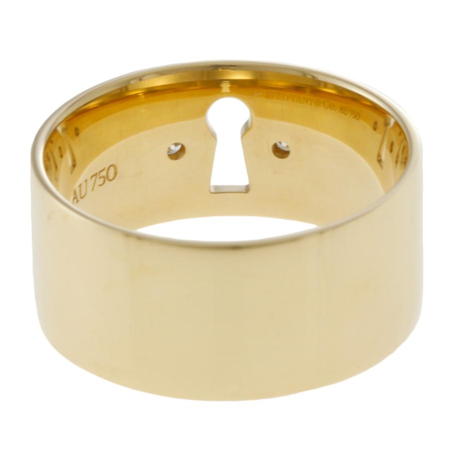 TIFFANY&Co.（ティファニー） ロック リング・指輪 14号 18金 K18 