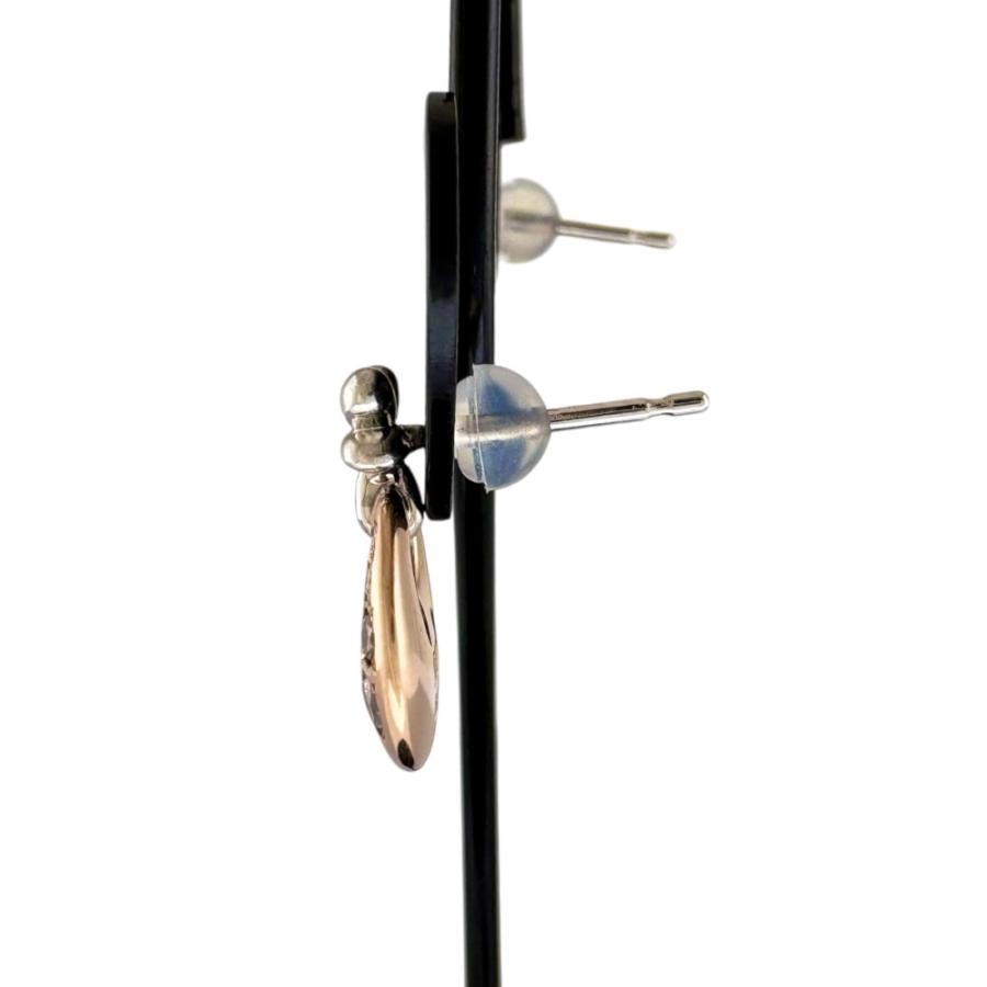 カシケイ メランジェ ピアス 18金 K18ピンクゴールド ダイヤモンド