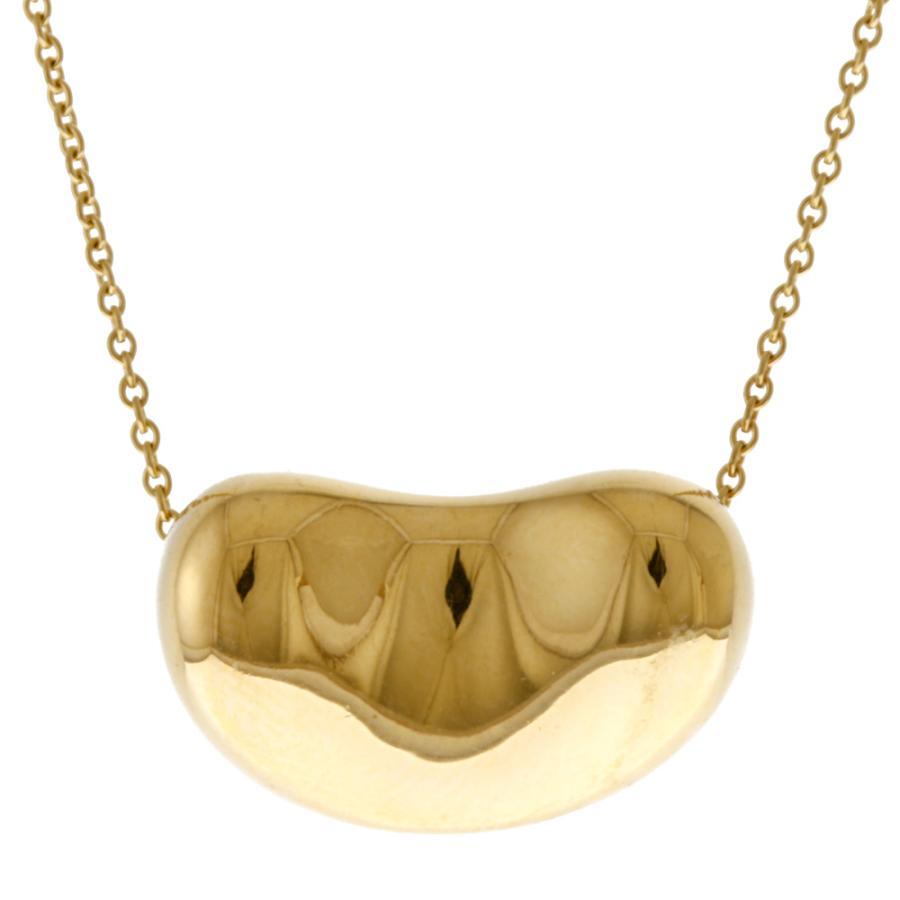 ティファニー ビーン ネックレス 18金 K18イエローゴールド TIFFANY&Co  