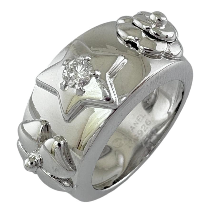 CHANEL（シャネル） スリーシンボル リング 指輪 7.5号 18金 K18