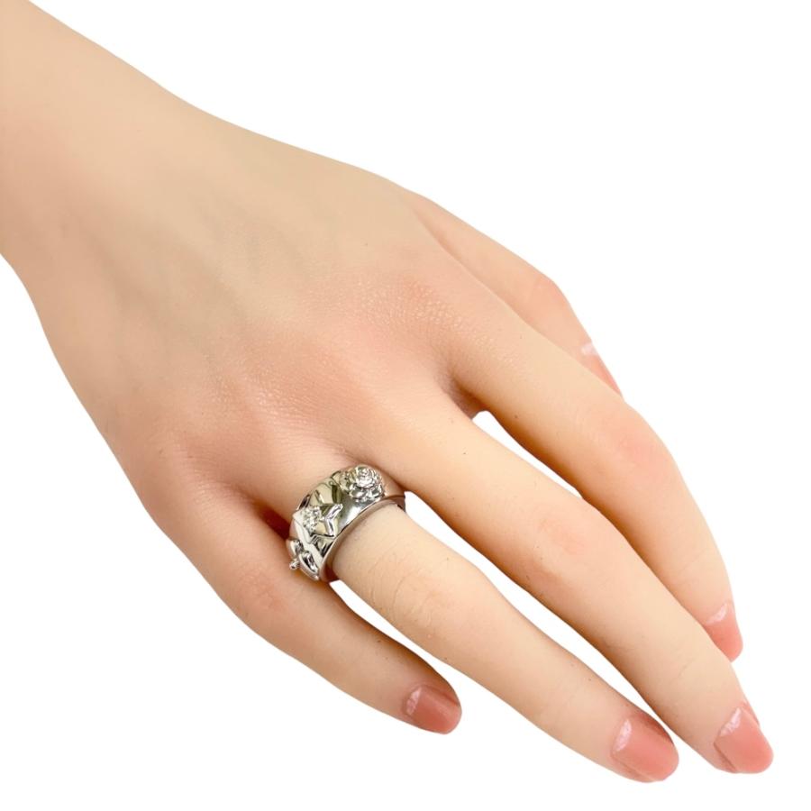 CHANEL（シャネル） スリーシンボル リング 指輪 7.5号 18金 K18