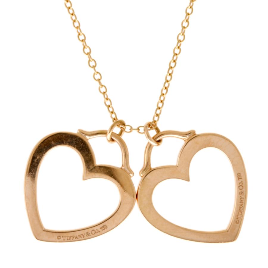 TIFFANY&Co.（ティファニー） センチメンタルダブルハート ネックレス