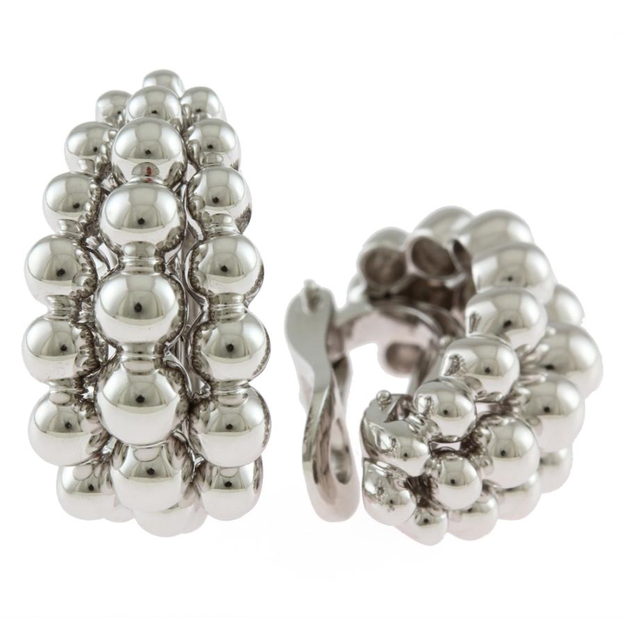 BOUCHERON（ブシュロン） グランドレザン ピアス 18金 K18ホワイト