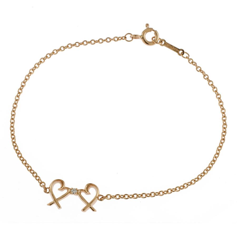 TIFFANY&Co. ティファニー ダブルラビングハート ブレスレット 18金 
